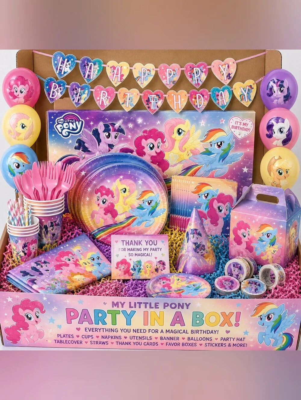 My Little Pony Party In A Box! Design 1
